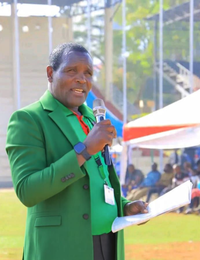 KNUT Narok Executive Secretary Simiren Soyiantent speaking in a past event