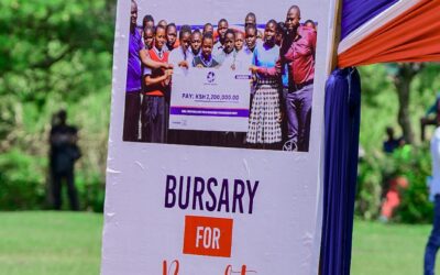 Joseph Waswa Foundation banner in a past event.