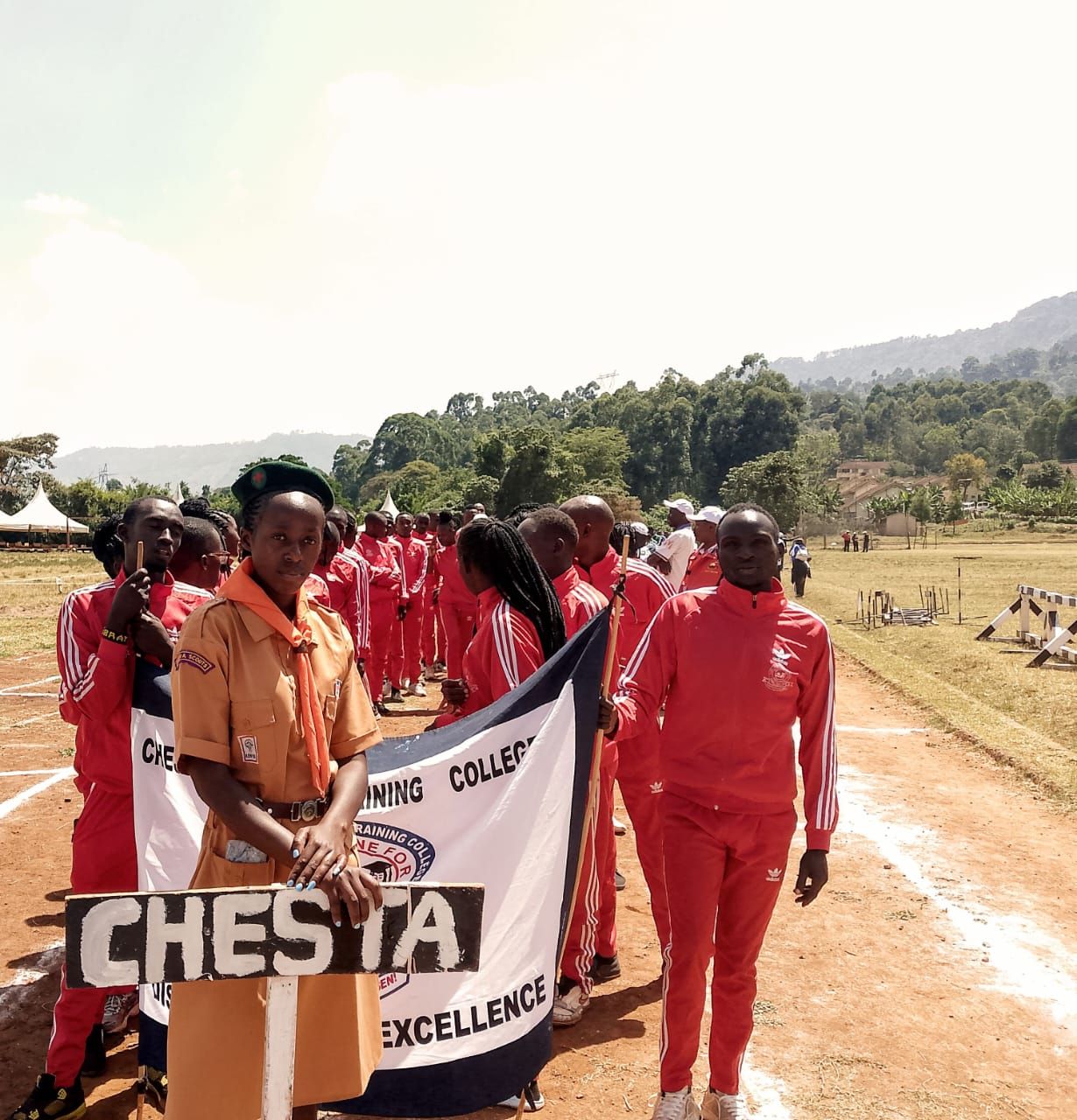Chesta TTC team during the Rift Valley TTC games