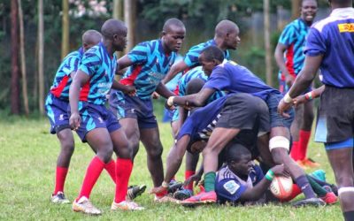 Kakamega school rugby team in action
