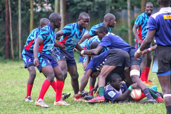 Kakamega school rugby team in action
