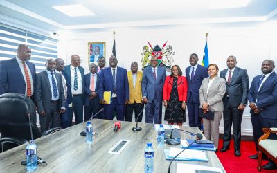 Health CS Aden Duale with SHA, TSC and KUPPET officials