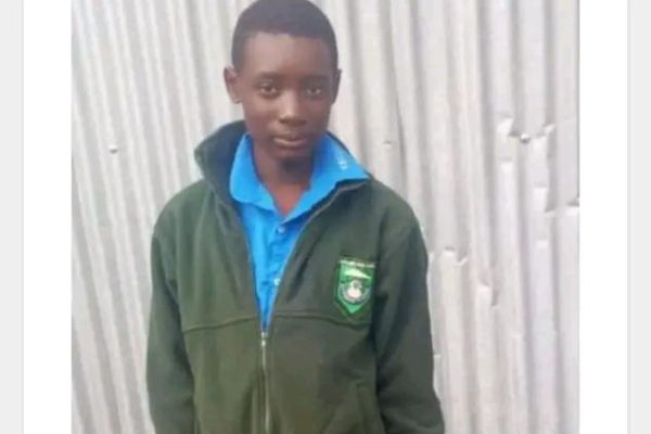 Chesamisi Boy's Form Four student.