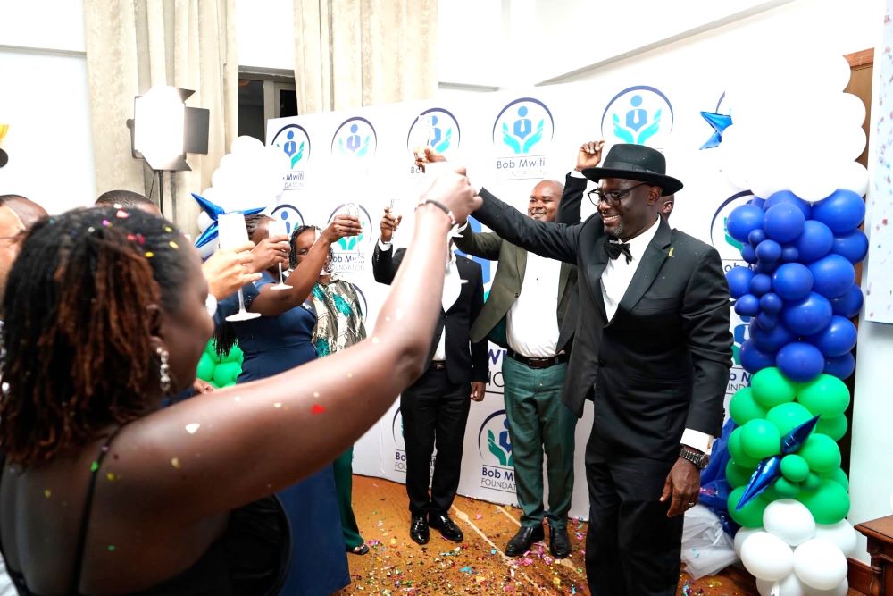 Philanthropist launches foundation to expand youth empowerment and education in Meru 2 Bob Mwiti when he launched the Bob Mwiti Foundation in a Meru town hotel. Photos Jogn Majau