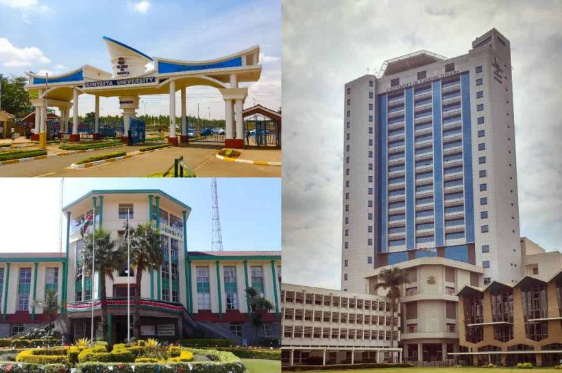 A composite image of Universities in Kenya