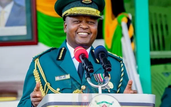 NYS Director General James K. Tembur at the Paramilitary Academy