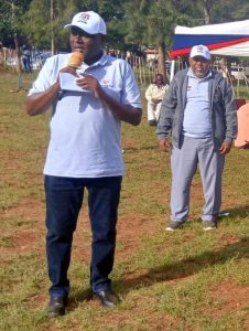 MONAKIHINYE Chairman, Moi Nyeri Complex School Principal Mr. Vincent Mwangi.