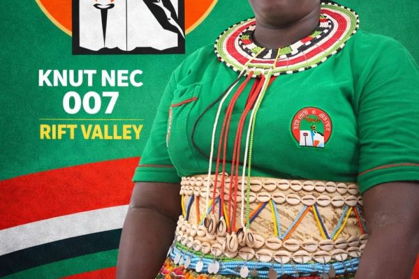 West Pokot KNUT Treasurer Christine Kaseuseu.