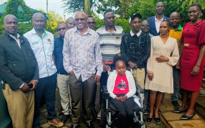 Ex-Bomet Central MP Ronald Tonui (Centre). He has officially declared his bid for KUPPET SG seat.