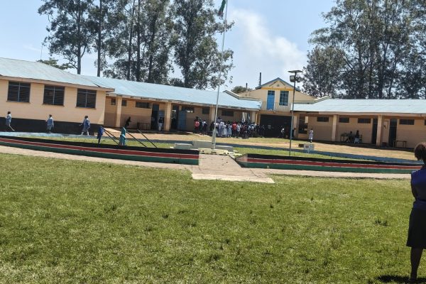 Mumias Central Comprehensive school overstretched classrooms.