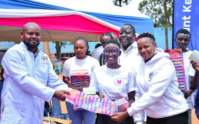 Health professionals and students provide free dental care and oral health education to residents during an outreach marking World Oral Health Day in West Pokot