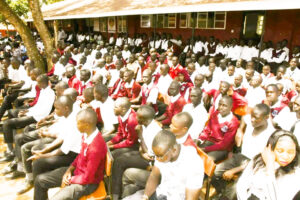 St.Patricks Naitiri boys senior school students follow proceedings