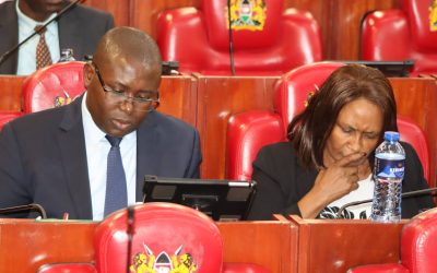 TSC Acting CEO Eveleen Mitei before the National Assembly Education Committee