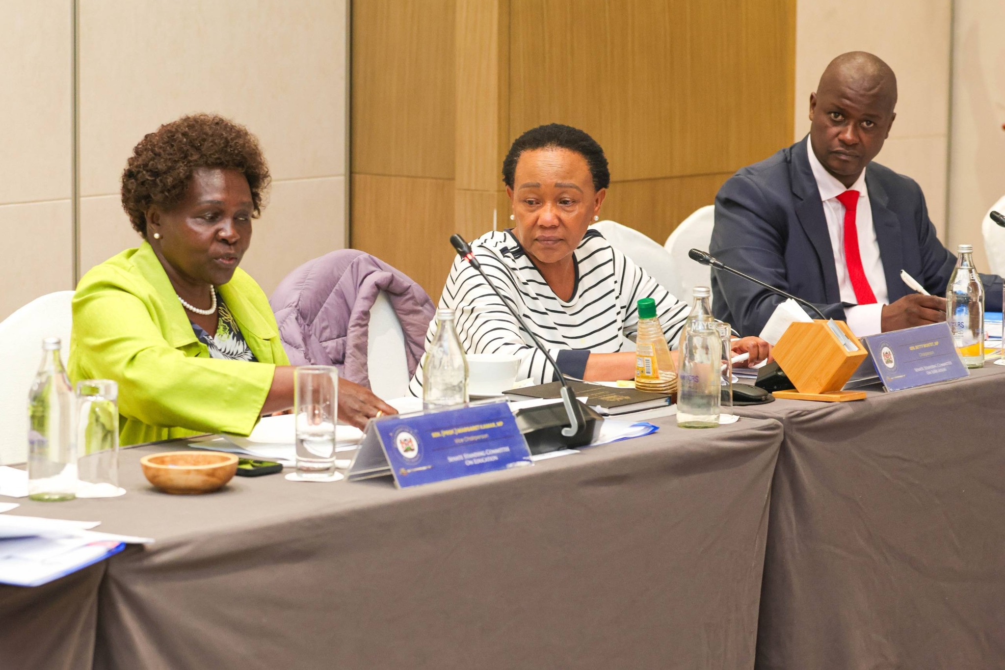 Senate retreats to review stakeholder input on Basic Education Amendment Bill, 2023 3 The Senate Education Committee chaired by Senator Betty Montet c