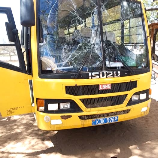 Several students injured after school bus hits IED in Garissa 4 bus