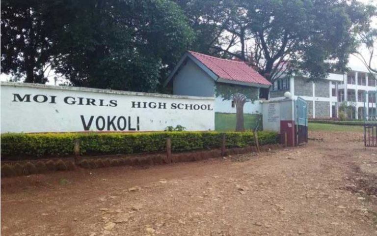 Moi Girls High School Vokoli main gate