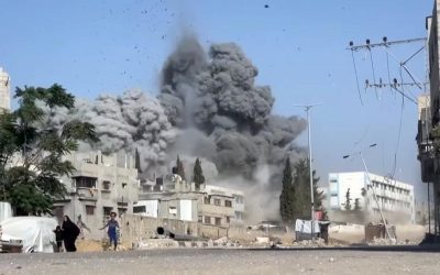 The blast during the ongoing gulf war