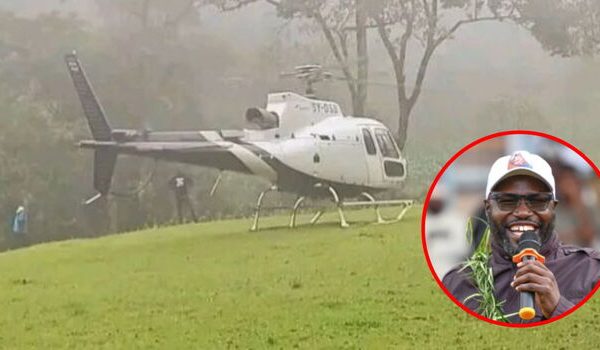 The Late MP Johana Ng'eno and the ill-fated helicopter which claimed his life and four other