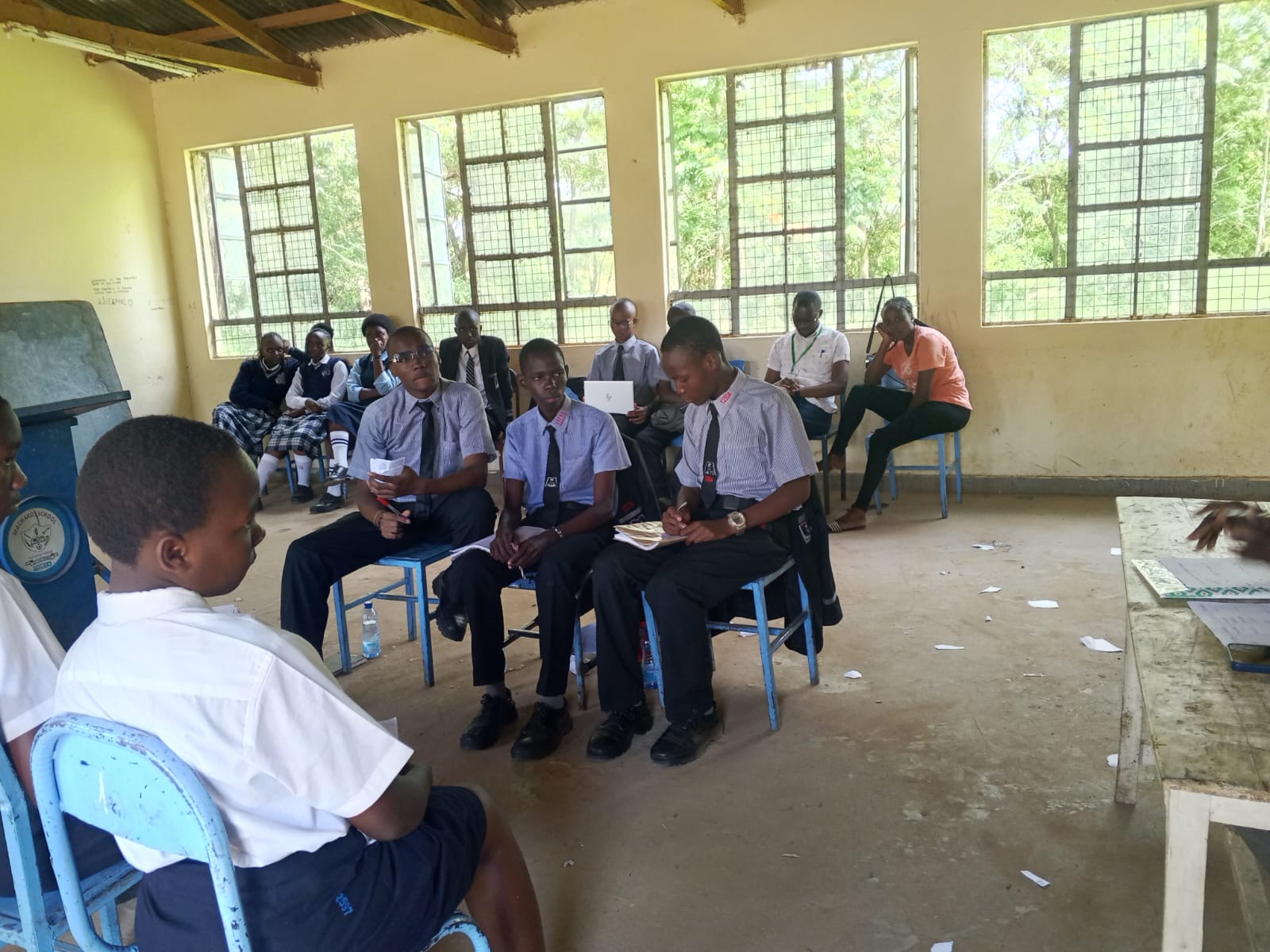 The team proceeding to East Africa from Makueni boys high school