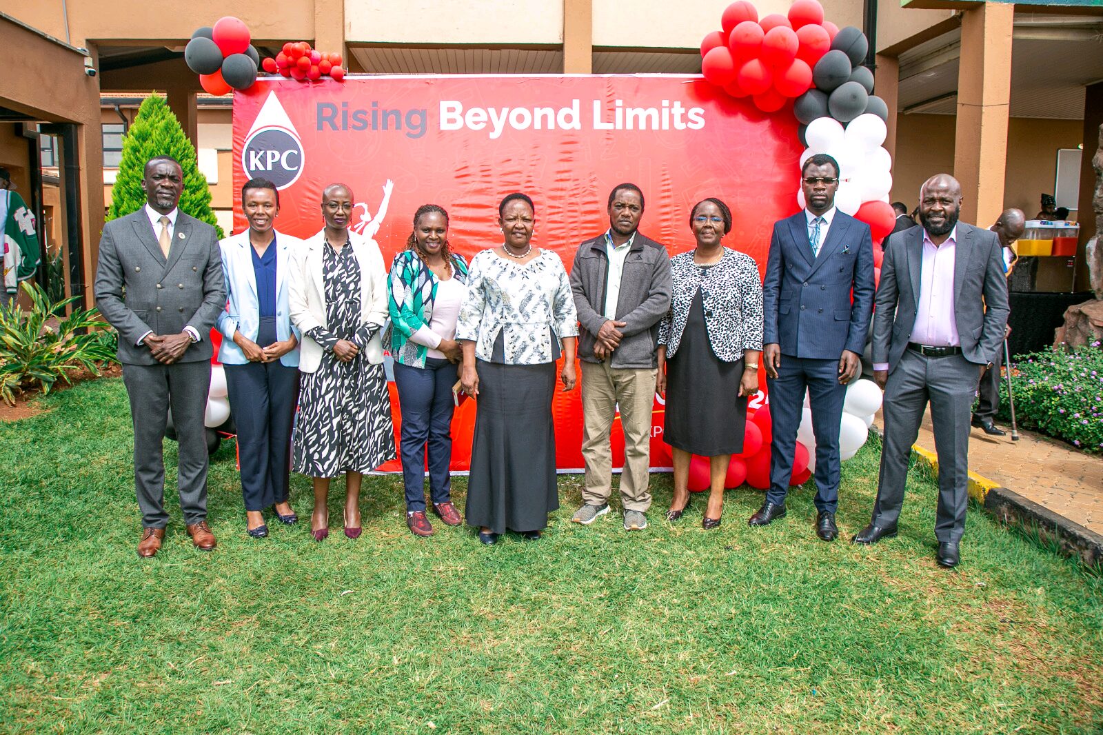 Stakeholders pose for a photo during KPC's INUKA Mentorship Programme launch at the Kenya Institute of Special Education (KISE).