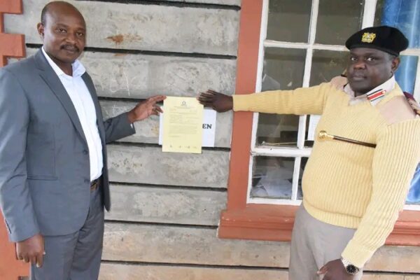 TVETA official at the Tigoni based college