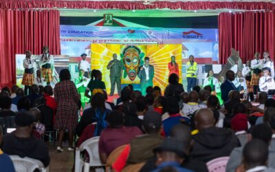 Students take the stage at the 64th Kenya National Drama and Film Festival at Kagumo Teachers Training College, impressing audiences with vibrant performances in drama, dance, and creative storytelling. Photo/Amos Kiarie