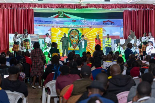 Students take the stage at the 64th Kenya National Drama and Film Festival at Kagumo Teachers Training College, impressing audiences with vibrant performances in drama, dance, and creative storytelling. Photo/Amos Kiarie