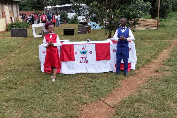 Beulyn Schola fine-tunes a scene during rehearsals for her play at the 64th Kenya National Drama and Film Festival at Kagumo Teachers Training College in Nyeri County, as she prepares to deliver a performance centered on nurturing talent and embracing individual potential. Photo/Amos Kiarie