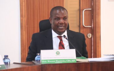 National Assembly’s Public Investments Committee on Governance and Education chairman Bumula MP Jack Wanami Wamboka during Tharaka TVC