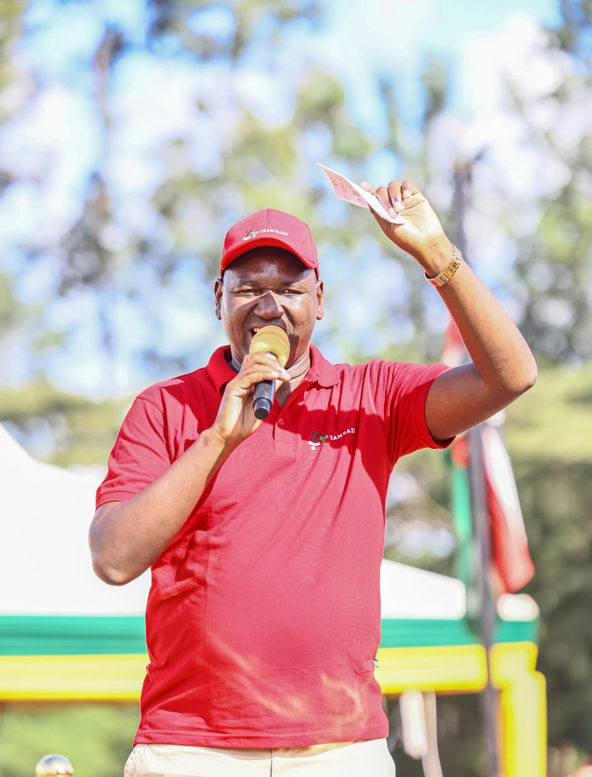 PS Prof Julius Bitok speaking in Makueni on teacher