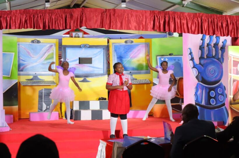 Students from DePaul Austin Academy captivated the audience during the Drama Festival with their performance, “I sign, come we engage,” using expressive sign language and storytelling to emphasize that integrating the deaf and mute is a responsibility for everyone. Their presentation highlighted inclusion, awareness, and the importance of giving all students a voice in society.