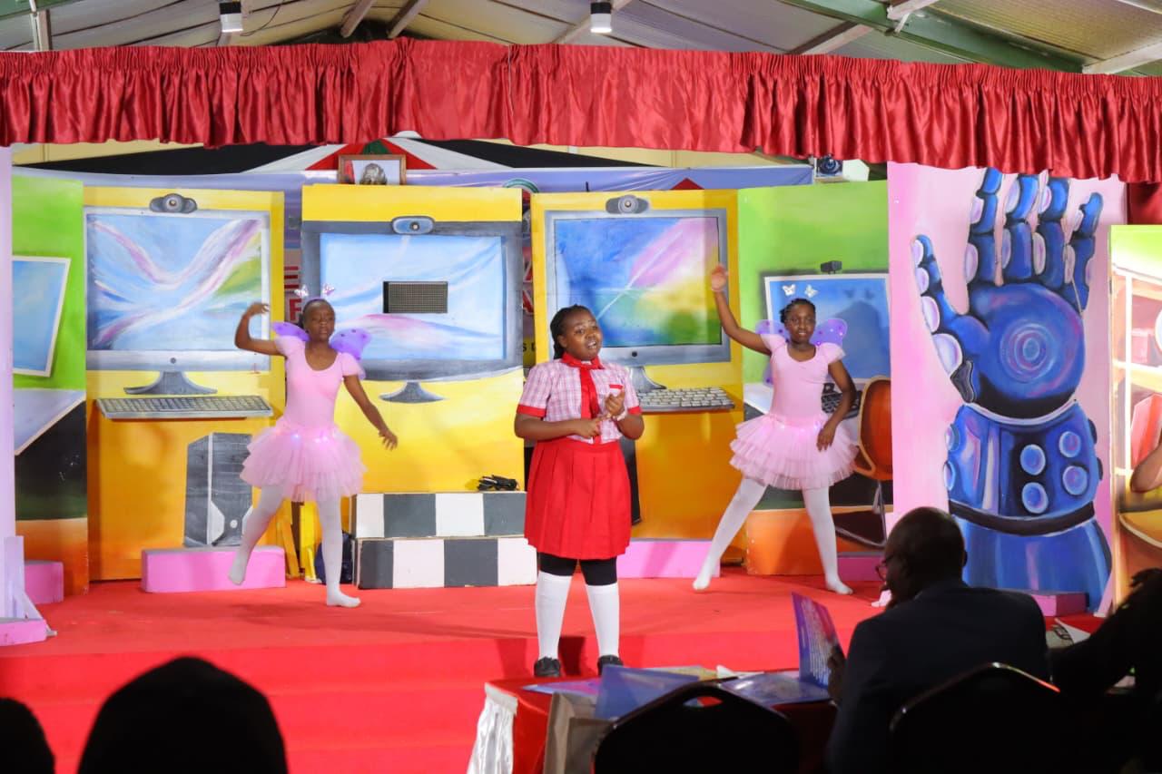 Students from DePaul Austin Academy captivated the audience during the Drama Festival with their performance, “I sign, come we engage,” using expressive sign language and storytelling to emphasize that integrating the deaf and mute is a responsibility for everyone. Their presentation highlighted inclusion, awareness, and the importance of giving all students a voice in society.