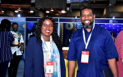 Dr. Beatrice Muganda, Principal Secretary for the State Department for Higher Education and Research(left), and Buti Manamela, South Africa’s Minister of Higher Education, Science and Technology during the summit.