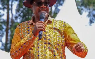 CS for Education Julius at Entanda Primary School on Friday. Photo: Enock/Okong'o