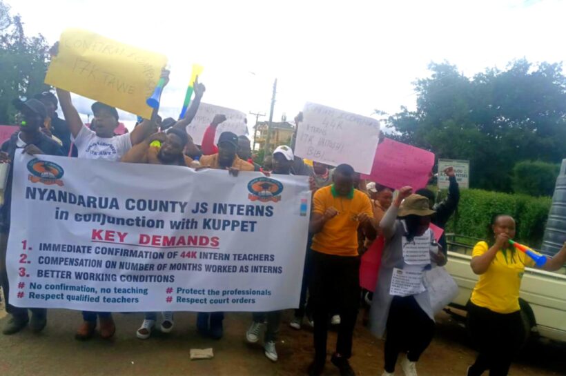 Nyandarua JSS intern teachers