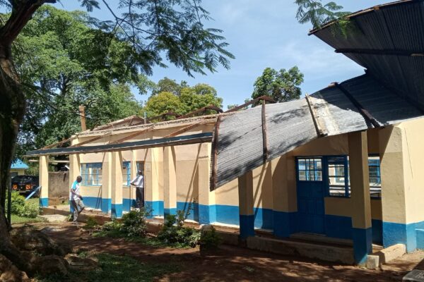 Majiwa Secondary School extensive destruction by heavy storm