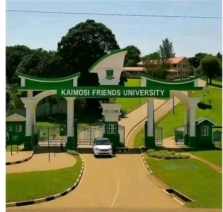 Kaimosi Friends University Main Gate. Photo/Courtesy