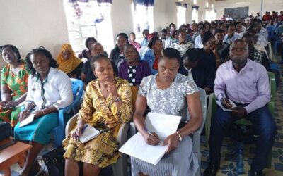 Kakamega ECDE teachers during the training