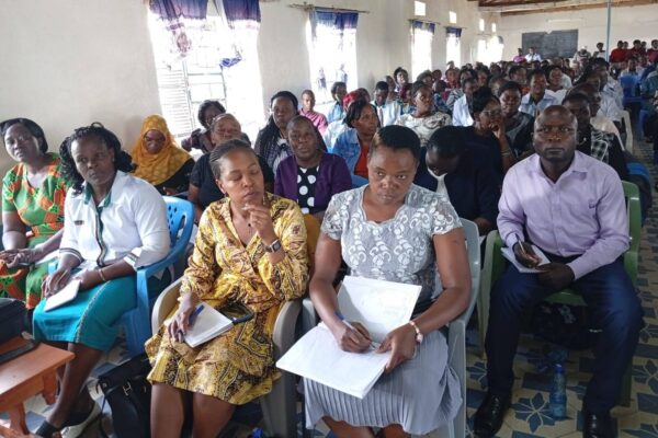 Kakamega ECDE teachers during the training