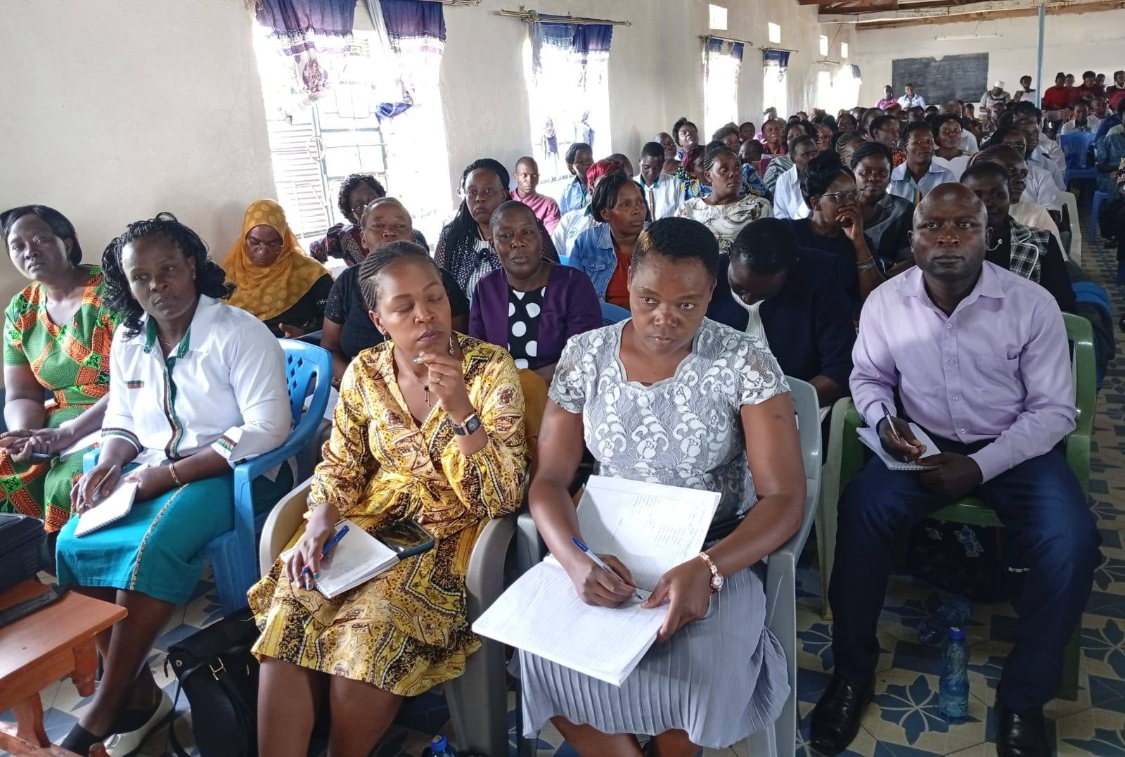 Kakamega ECDE teachers during the training