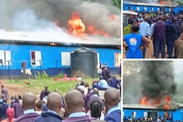 fire breakout at Dr. Aggrey National school in Wundanyi