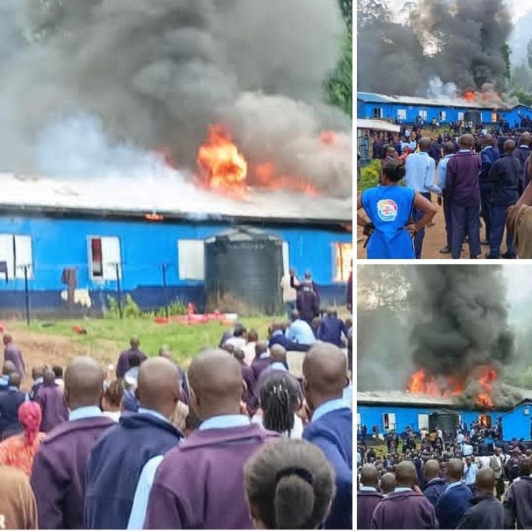 fire breakout at Dr. Aggrey National school in Wundanyi