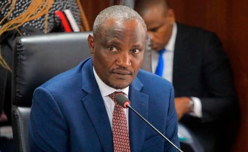 Treasury Cabinet Secretary John Mbadi during finance bill