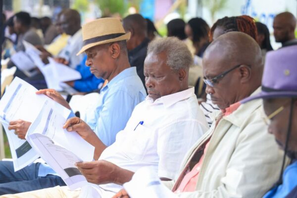 Nairobi residents during budget forum