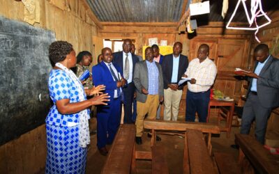 Senators during the ECDE tour in Bomet