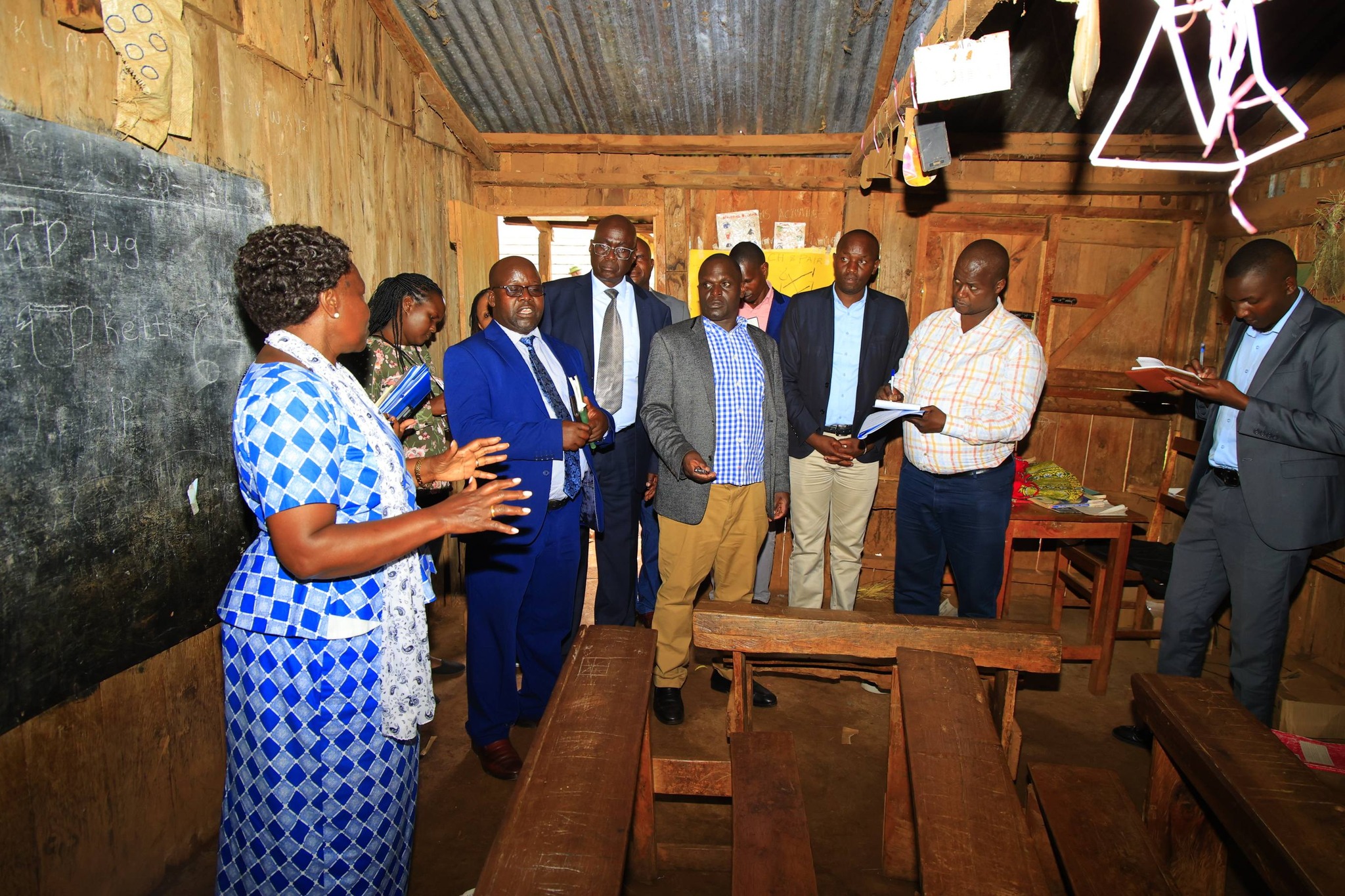 Senators during the ECDE tour in Bomet