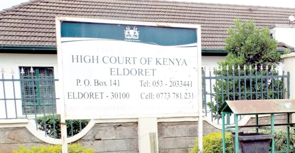 Court in Eldoret. Student