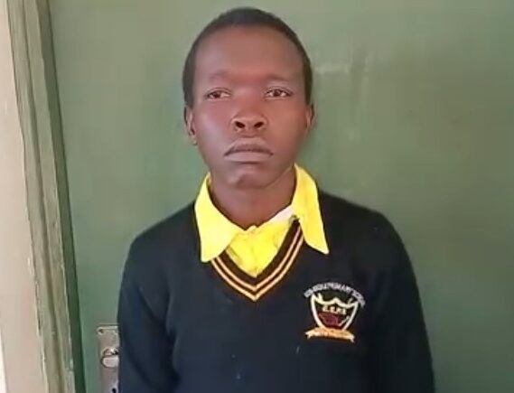 The young man who got exposed in Ongata Rongai
