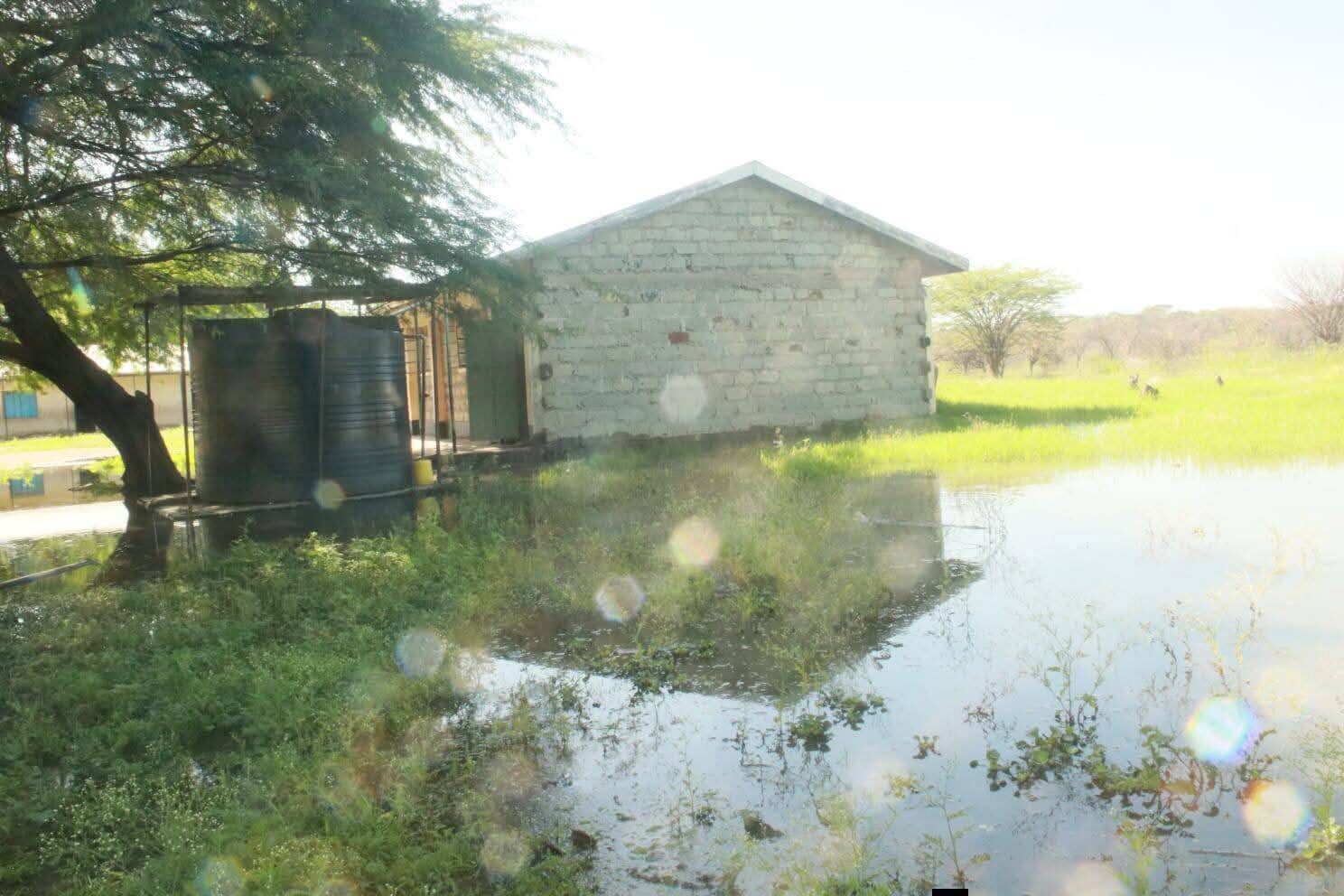 Submerged school in Baringo