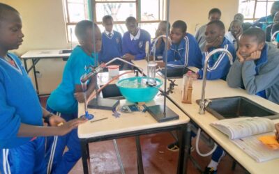 CBE Learners during their science lesion